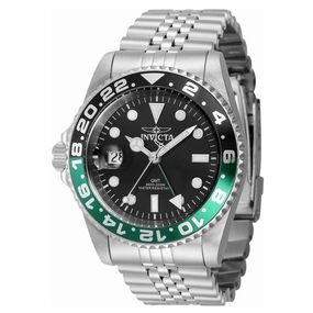 Invicta Men's Watch - Pro Diver Swiss Quartz Black and Green Bezel Bracelet | 43967