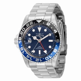Invicta Men's Watch - Pro Diver Swiss Quartz Date Blue Dial Silver Bracelet | 43963