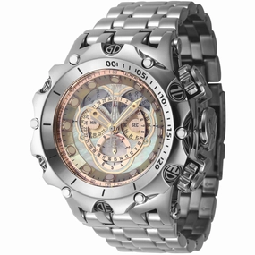 Invicta Men's Watch - Reserve Black MOP Dial Silver Stainless Steel Bracelet | 45604