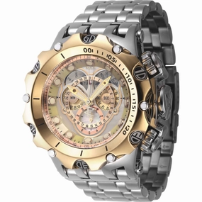 Invicta Men's Watch - Reserve Chrono Rose Gold, Champagne and White Dial Steel | 45609