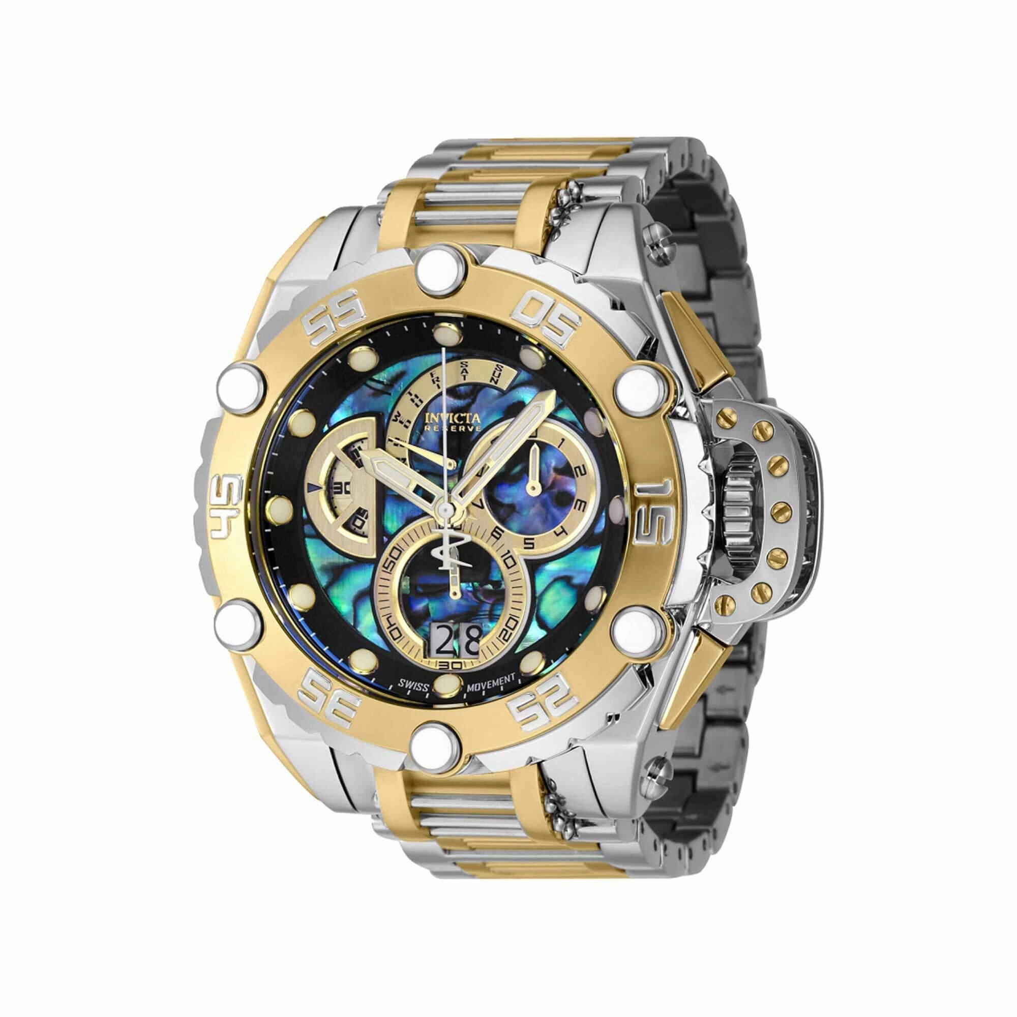 Invicta Men's Watch - Reserve Flying Fox Chronograph Two Tone Bracelet | 39688