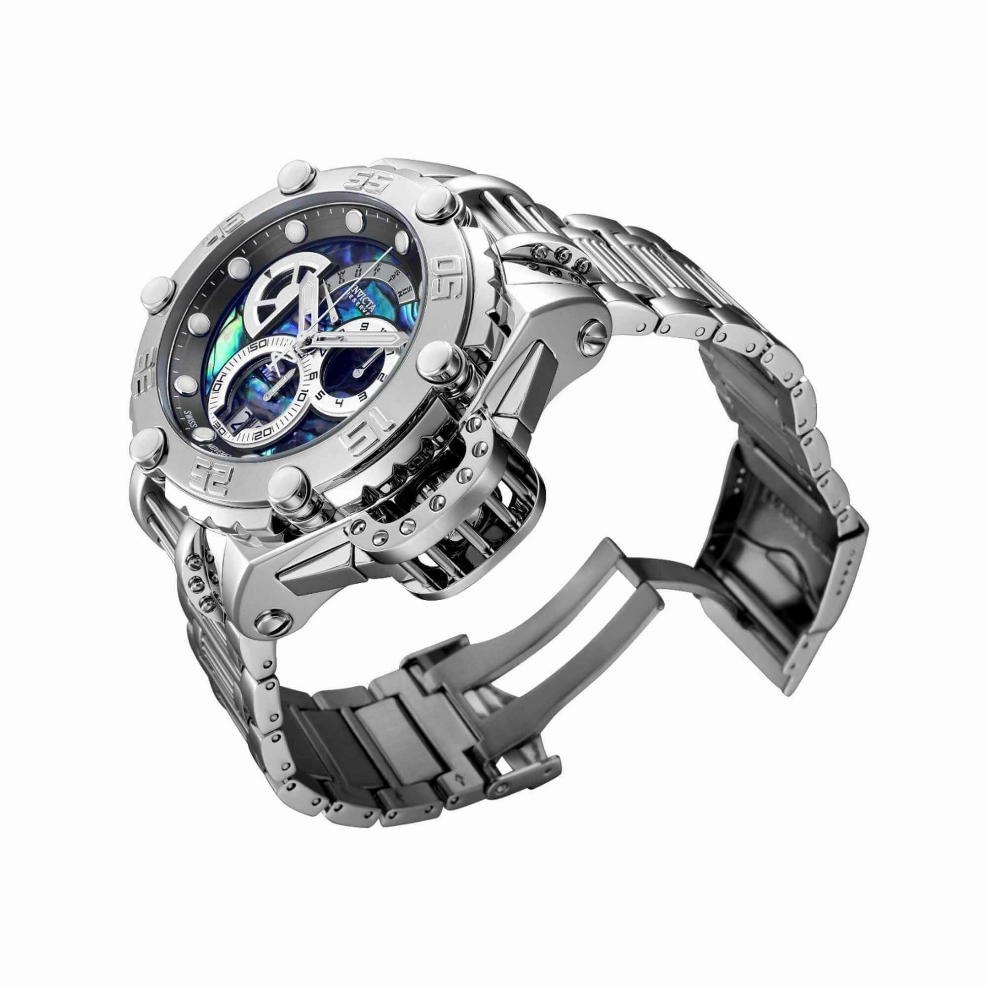 Invicta Men's Watch - Reserve Flying Fox Green, Silver, Blue, Black Dial | 39687
