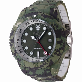 Invicta Men's Watch - Reserve Green Dial Aqua Plated Steel Bracelet Quartz | 45939