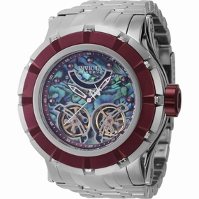 Invicta Men's Watch - Reserve S1 Automatic Abalone Dial Silver Steel Bracelet | 43229