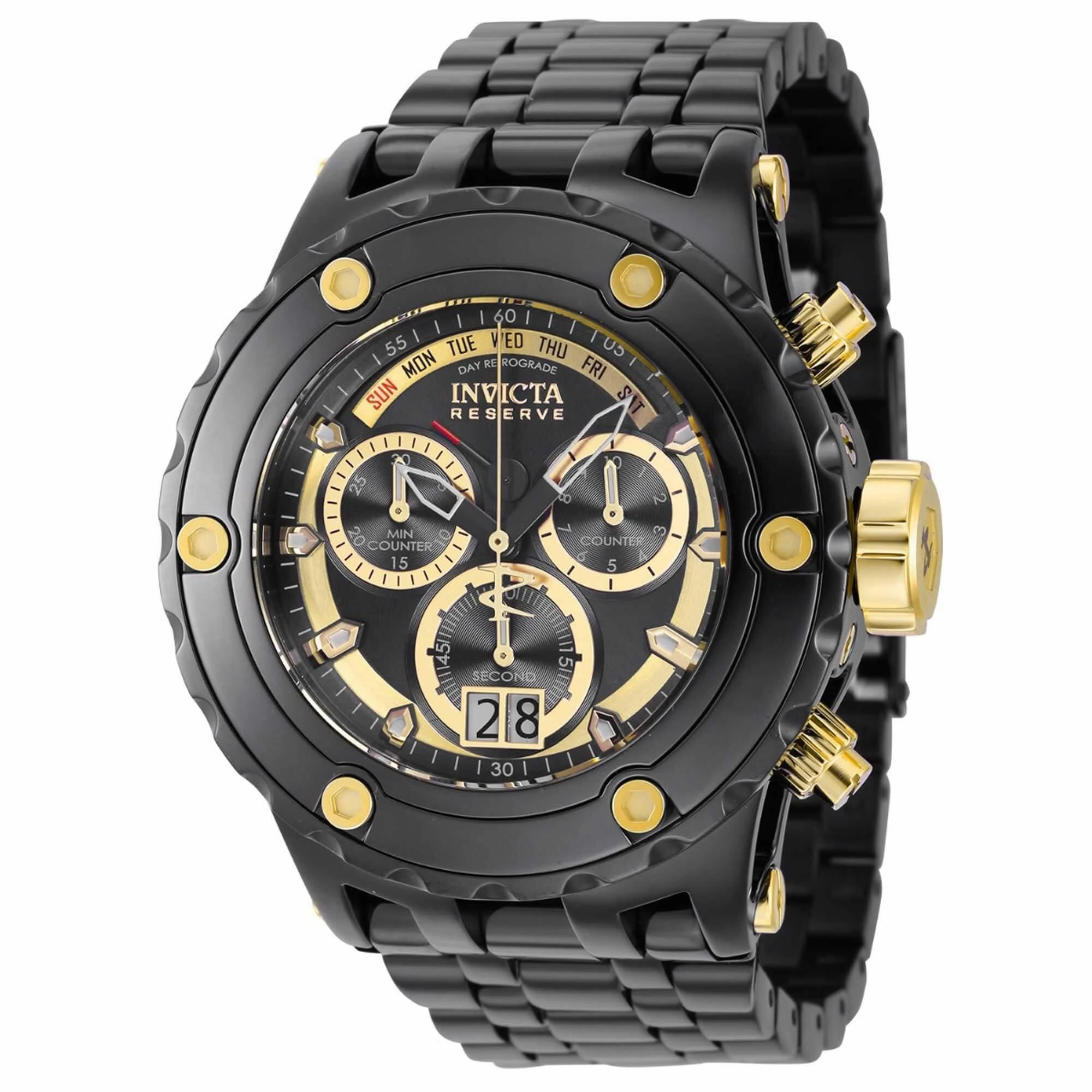 Invicta Men's Watch - Reserve Specialty Subaqua Black and Gold Tone Dial | 39848