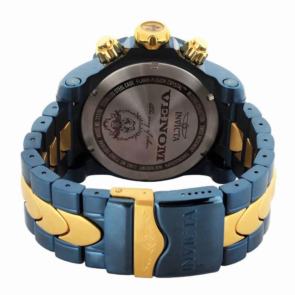 Invicta Men's Watch - Reserve Venom Gold Tone and Brown Dial Rotating Bezel | 31776