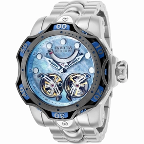 Invicta Men's Watch - Reserve Venom Open Heart Light Blue and Gunmetal Dial | 35987