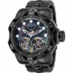 Invicta Men's Watch - Reserve Venom Open Heart Silver and Black Dial Steel | 35988