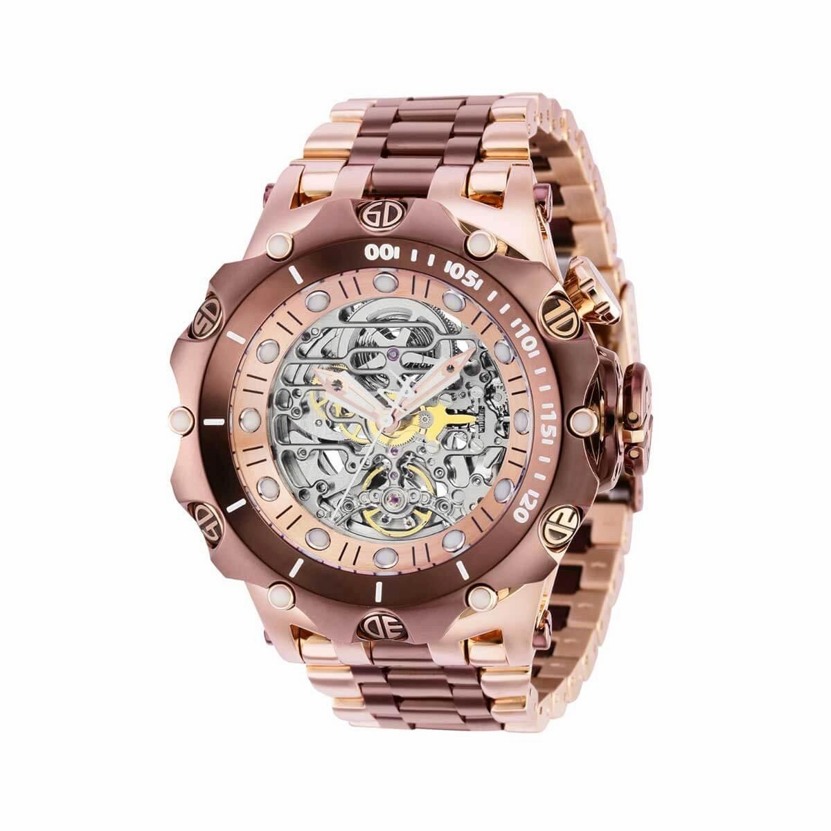 Invicta Men's Watch - Reserve Venom Shutter Skeleton Dial Two Tone Bracelet | 36662