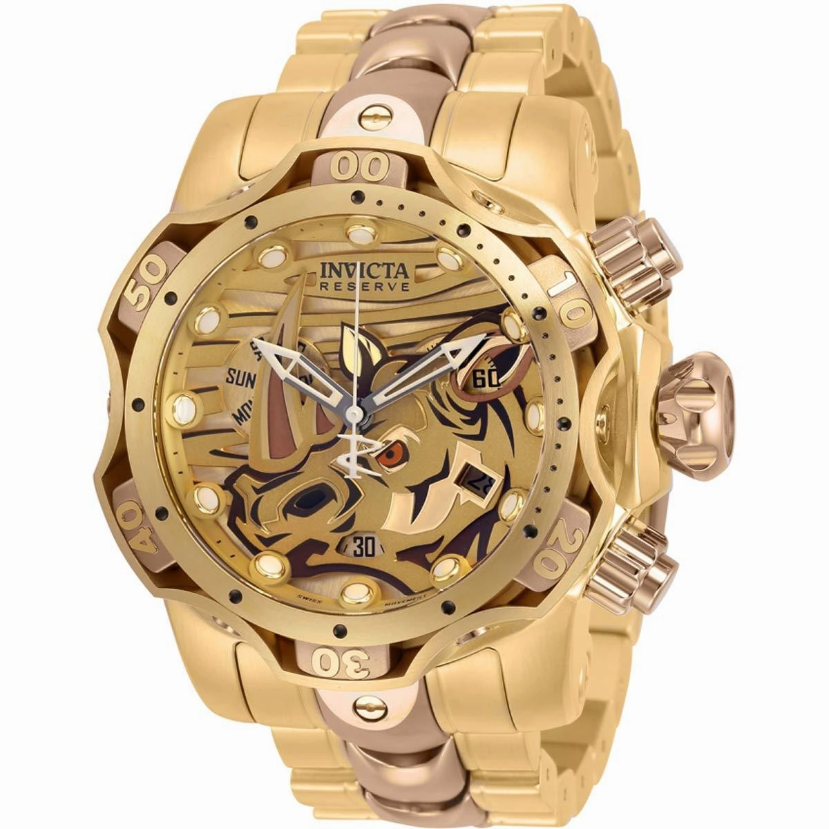 Invicta Men's Watch - Reserve Venom Swiss Quartz Chronograph Rotating Bezel | 32268