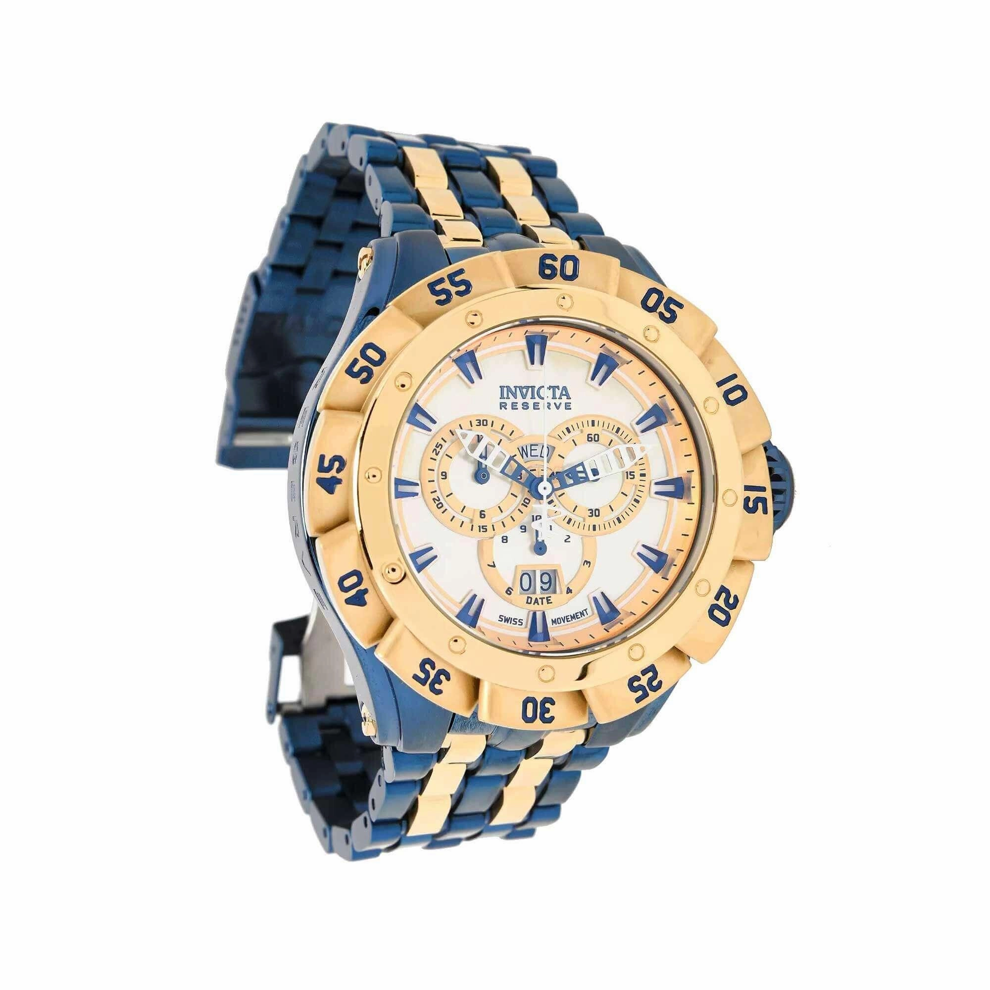 Invicta Men's Watch - Ripsaw Two Tone Dark Blue and Yellow Gold Bracelet | 38799