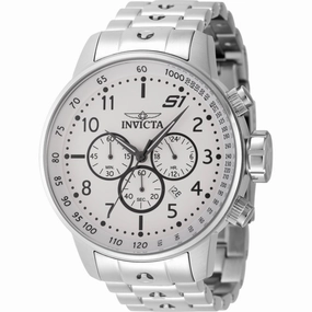 Invicta Men's Watch - S1 Rally Chronograph Silver Stainless Steel Bracelet | 23078