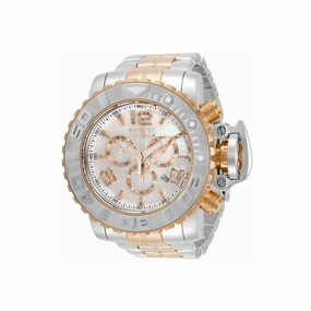 Invicta Men's Watch - Shaq Quartz Chronograph Rose and Silver Steel Bracelet | 33717