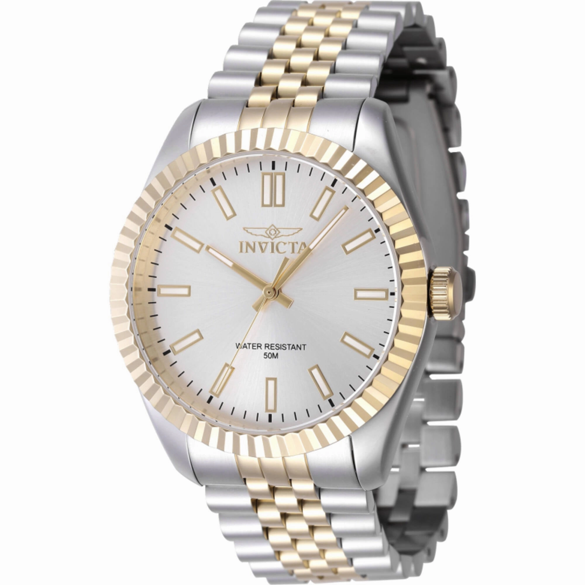 Invicta Men's Watch - Specialty Quartz Silver Dial Two Tone Steel Bracelet | 47484