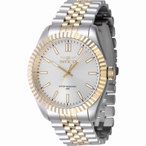 Invicta Men's Watch - Specialty Quartz Silver Dial Two Tone Steel Bracelet | 47484