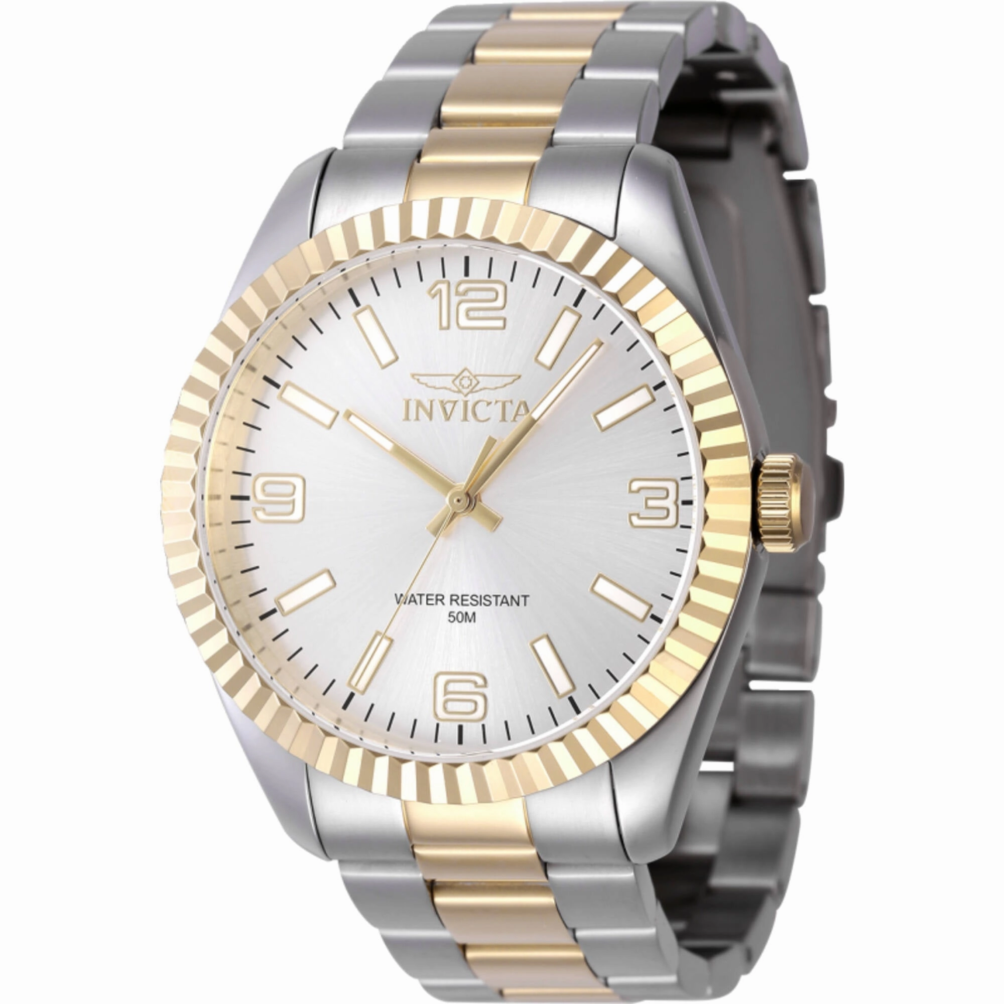 Invicta Men's Watch - Specialty Quartz Silver Tone Dial Two Tone Bracelet | 47454