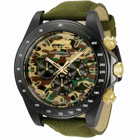 Invicta Men's Watch - Speedway Quartz Chronograph Black and Camouflage Dial | 33794