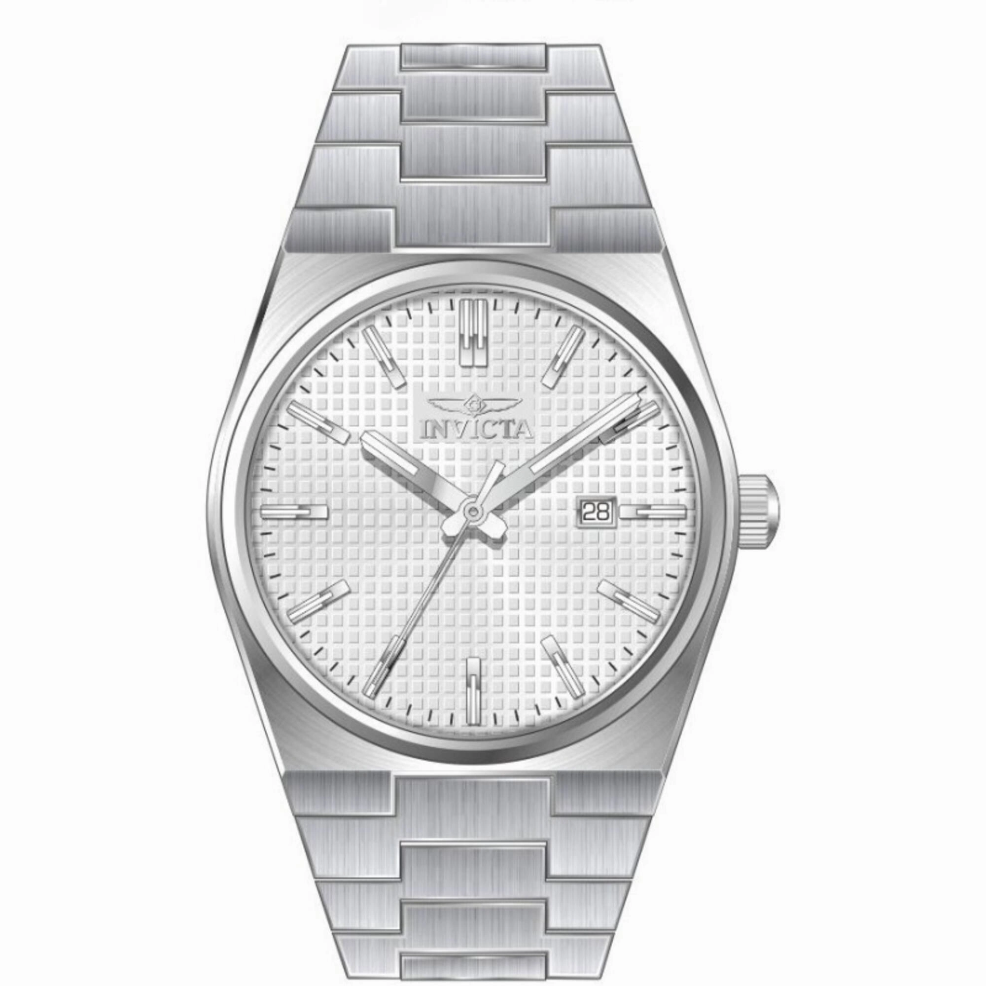 Invicta Men's Watch - Speedway Quartz Silver Dial Stainless Steel Bracelet | 48393