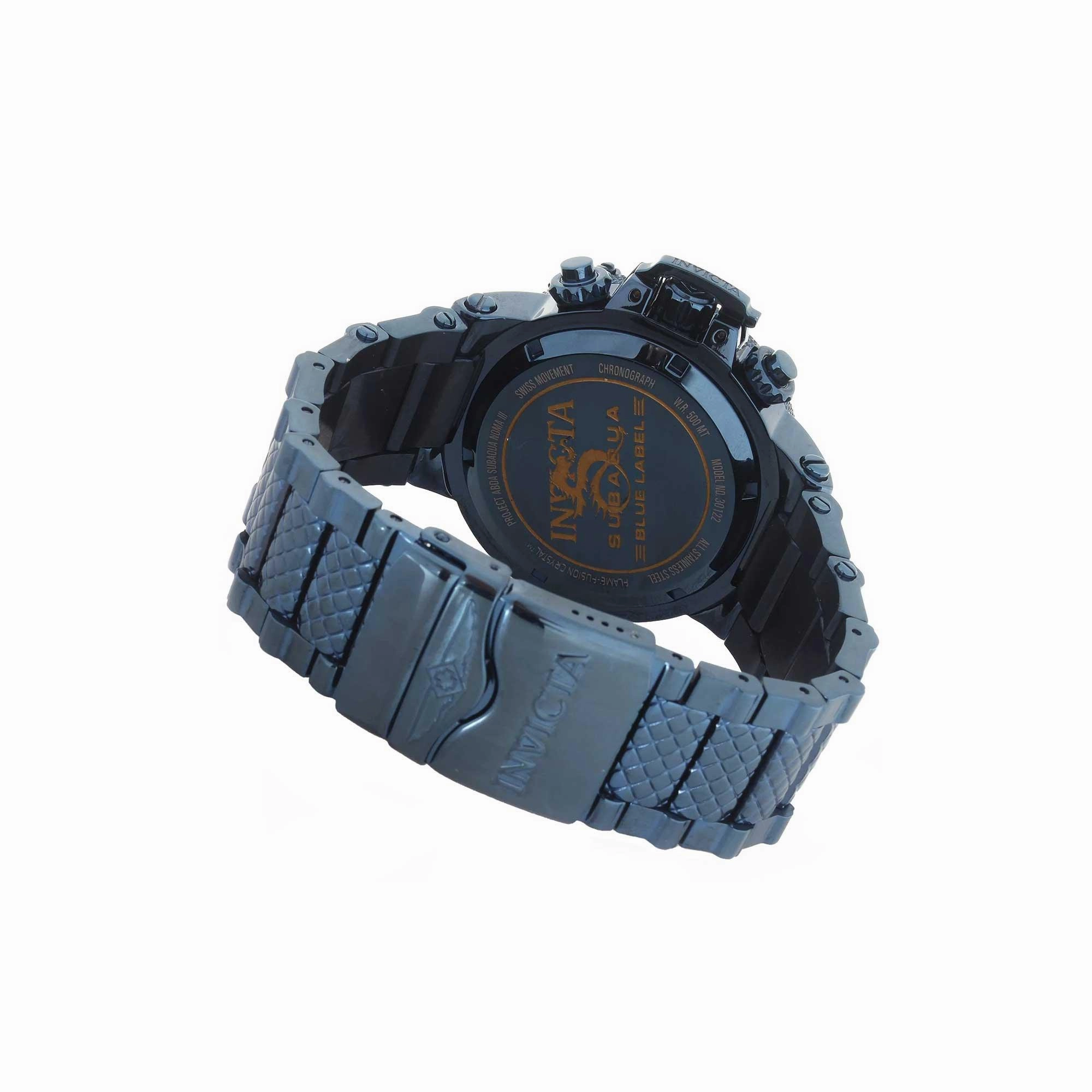 Invicta Men's Watch - Subaqua Noma III Chronograph Blue Dial Steel Bracelet | 30122