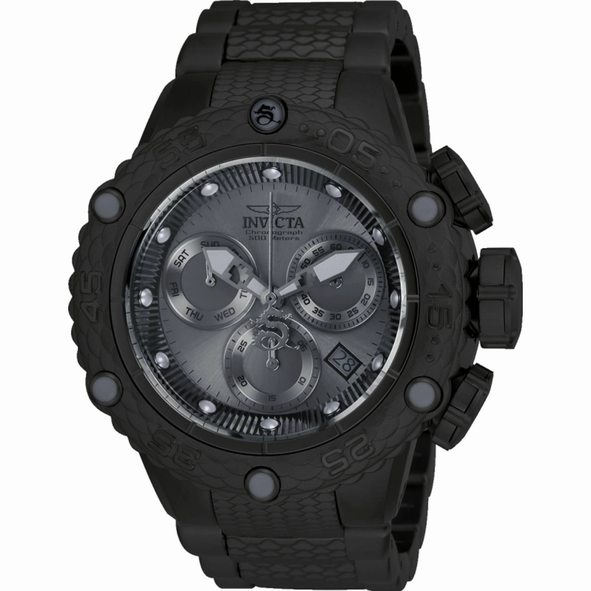 Invicta Men's Watch - Subaqua Noma VI Chronograph Gunmetal Dial Black Strap | 26649