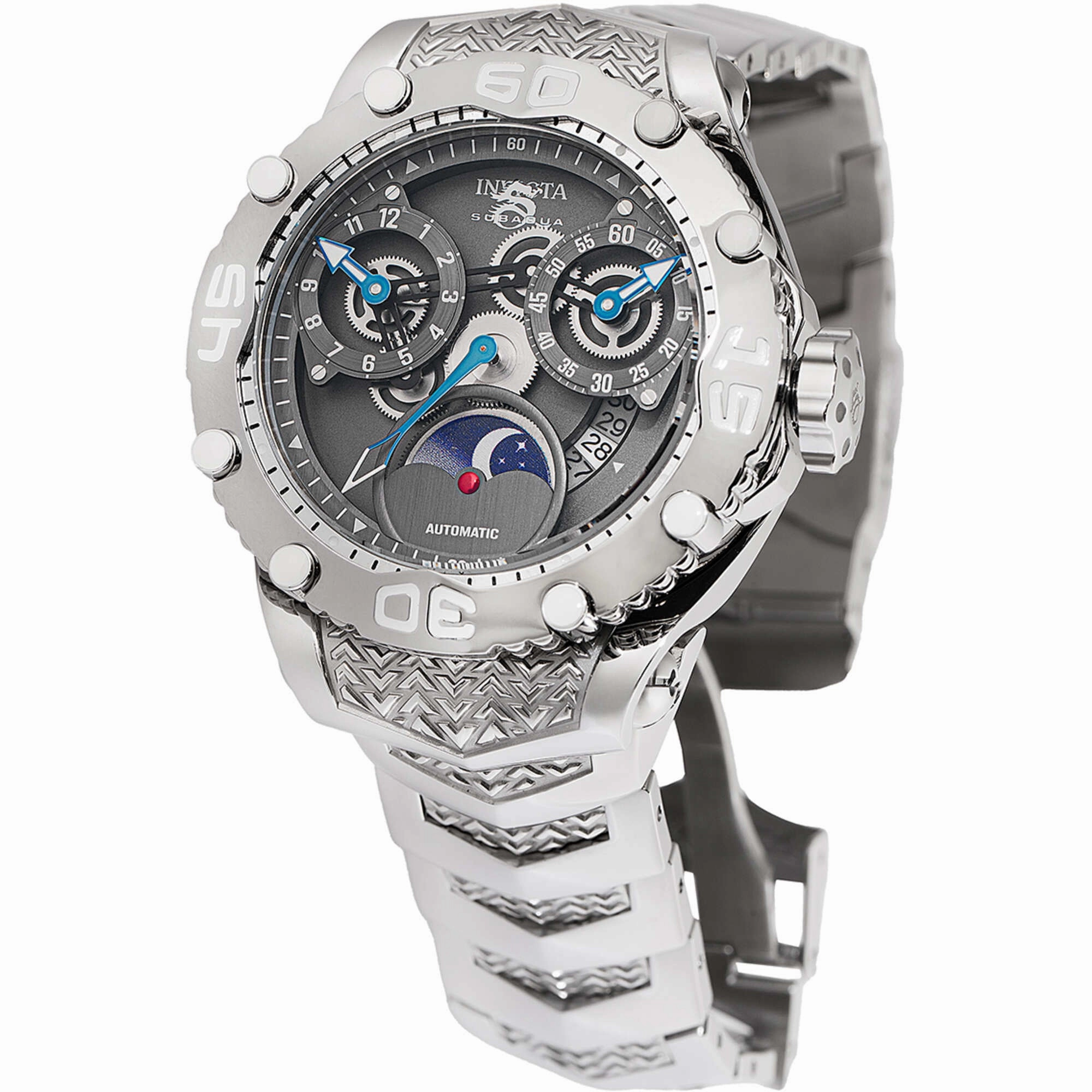 Invicta Men's Watch - Subaqua Noma VIII Automatic Gunmetal Dial Steel Bracelet | 47567