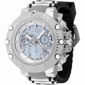 Invicta Men's Watch - Subaqua Quartz Chrono Silver and Black MOP Dial Strap | 47613
