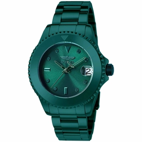 Invicta Women's Automatic Watch - Pro Diver Green Rotating Bezel Bracelet | 38314