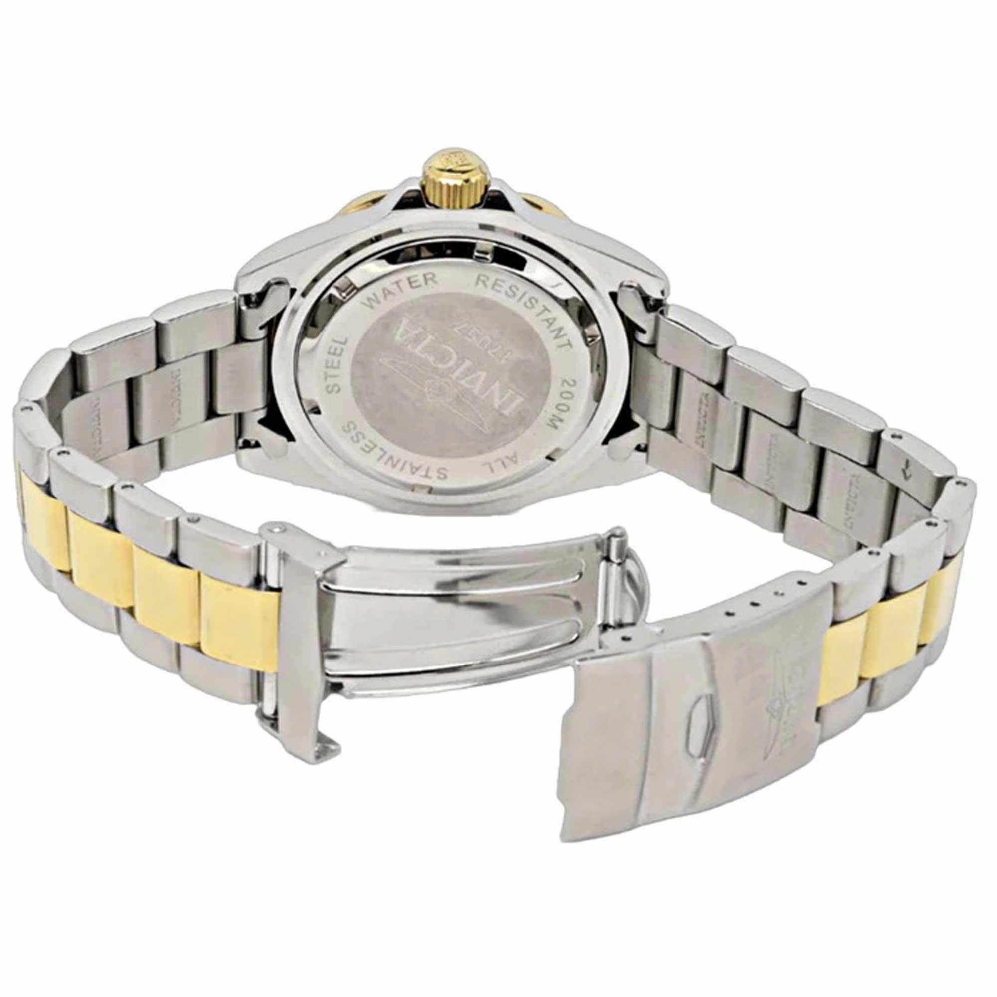 Invicta Women's Quartz Watch - Pro Diver Silver Tone Dial Two Tone Bracelet | 36540