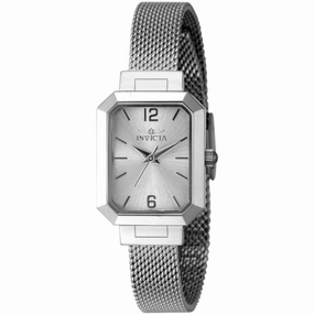 Invicta Women's Watch - Angel Quartz Silver Tone Dial Stainless Steel Bracelet | 48150