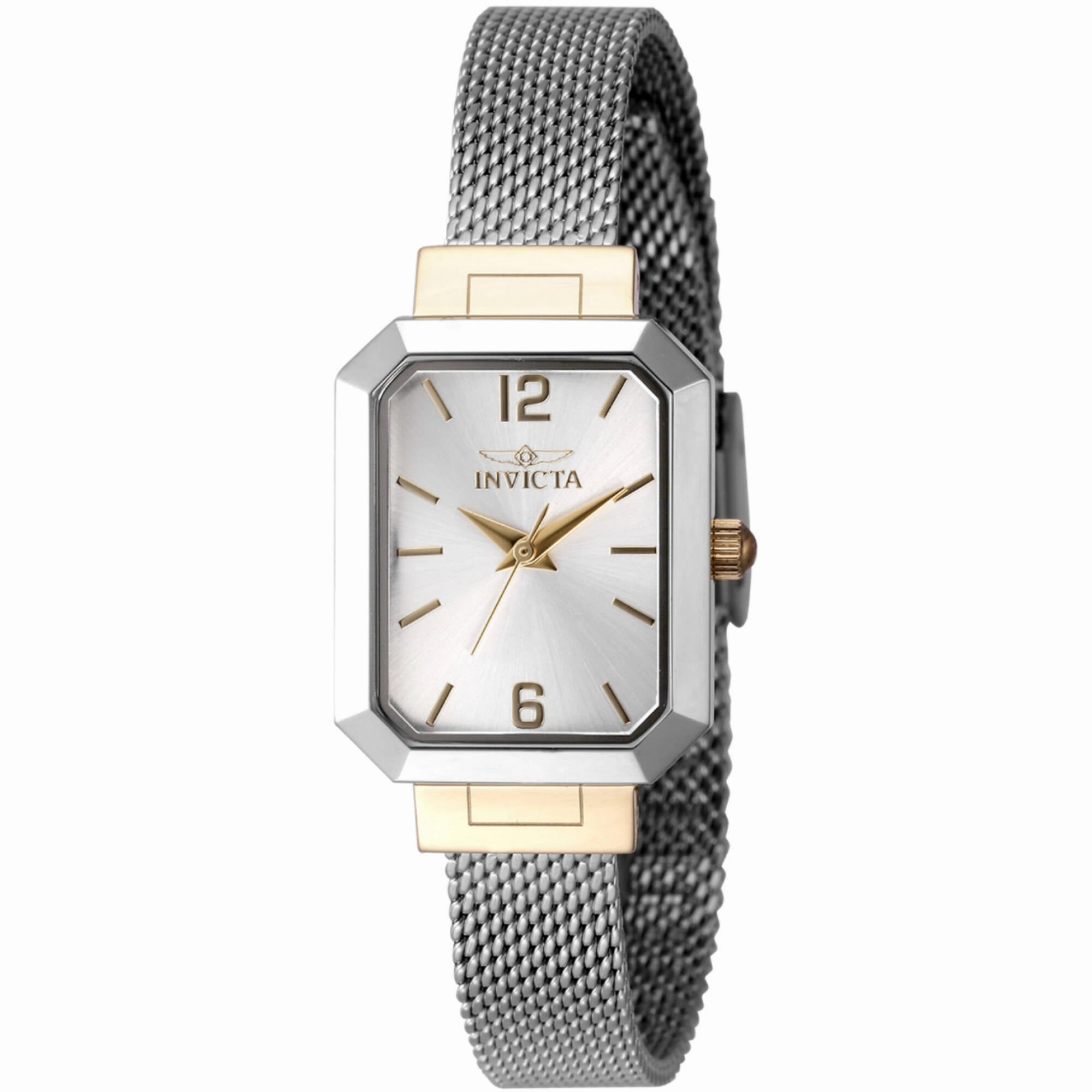 Invicta Women's Watch - Angel Quartz Silver Tone Dial Stainless Steel Bracelet | 48152