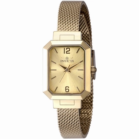Invicta Women's Watch - Angel Quartz Yellow Gold Stainless Steel Bracelet | 48151