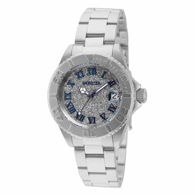 Invicta Women's Watch - Angel Silver Glitter Dial Stainless Steel Bracelet | 33360