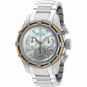 Invicta Women's Watch - Bolt Chronograph Mop Dial Stainless Steel Bracelet | 90009