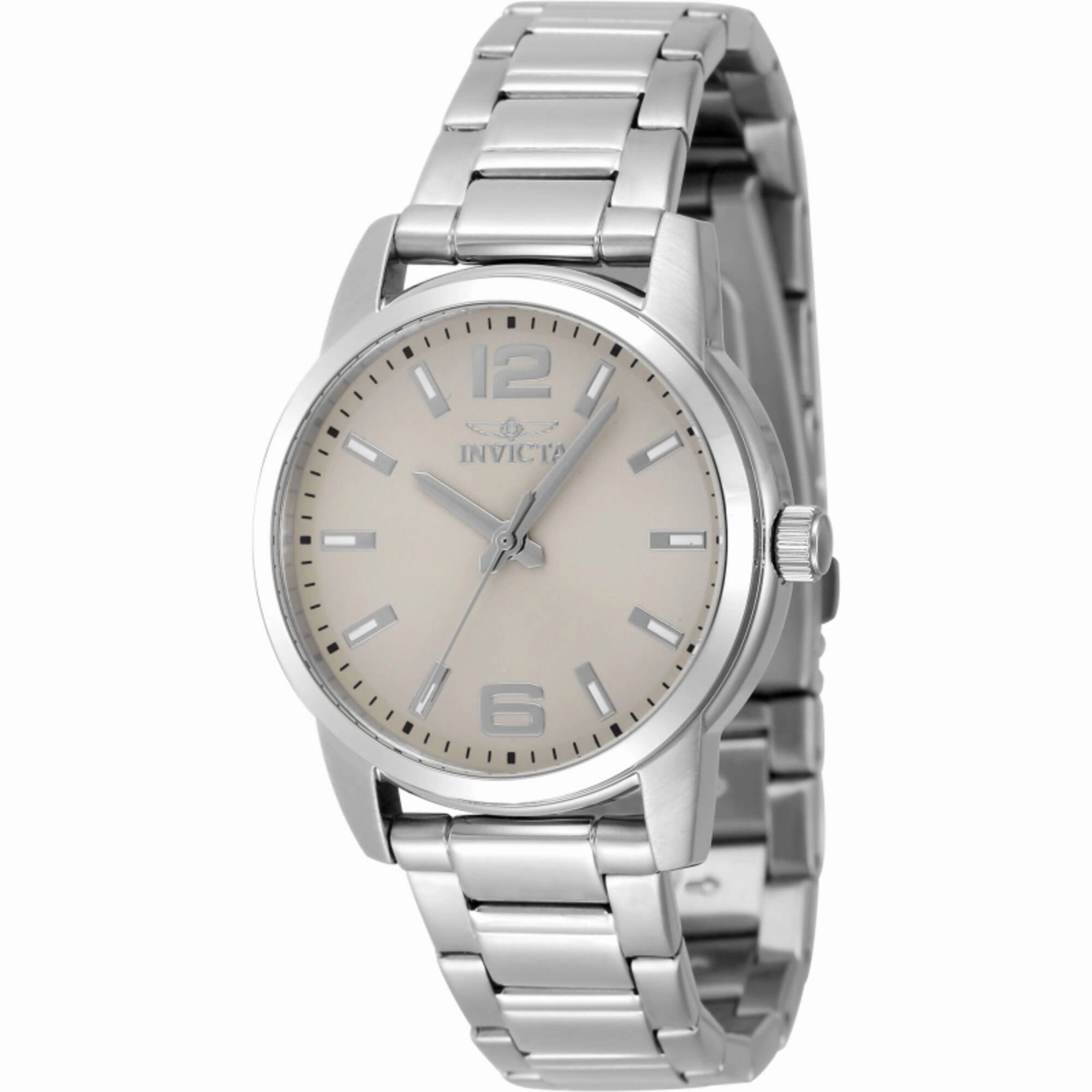 Invicta Women's Watch - Celestial Ivory Dial Silver Stainless Steel Bracelet | 48498
