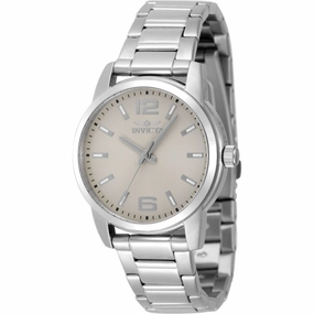 Invicta Women's Watch - Celestial Ivory Dial Silver Stainless Steel Bracelet | 48498