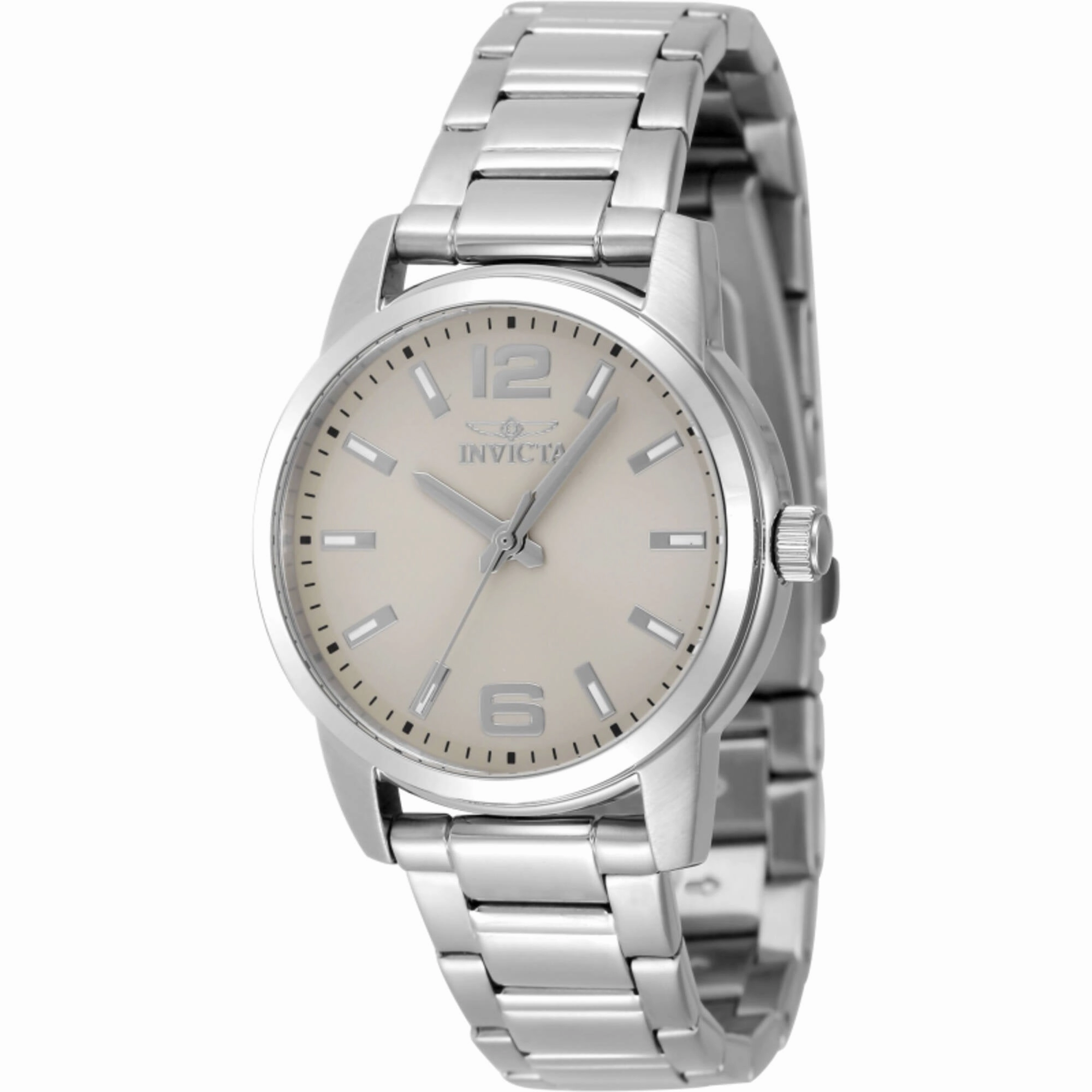Invicta Women's Watch - Celestial Ivory Dial Silver Stainless Steel Bracelet | 48498