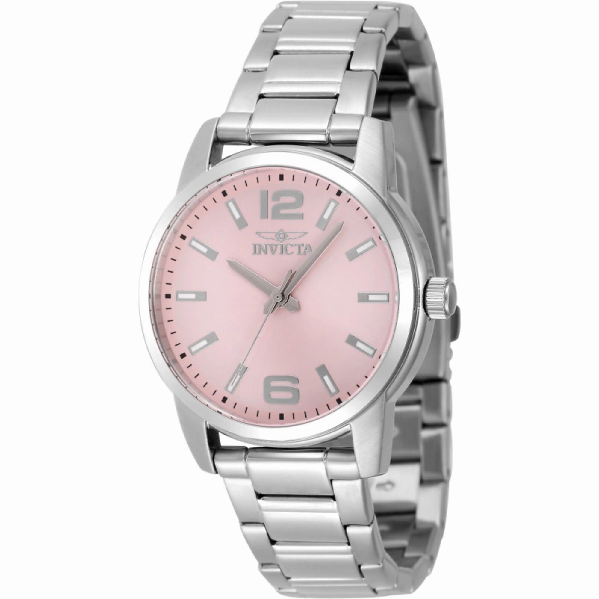 Invicta Women's Watch - Celestial Pink Dial Silver Stainless Steel Bracelet | 48501