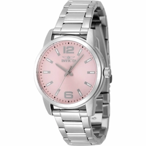Invicta Women's Watch - Celestial Pink Dial Silver Stainless Steel Bracelet | 48501