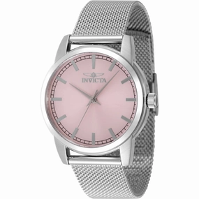 Invicta Women's Watch - Celestial Quartz Pink Dial Stainless Steel Bracelet | 48514