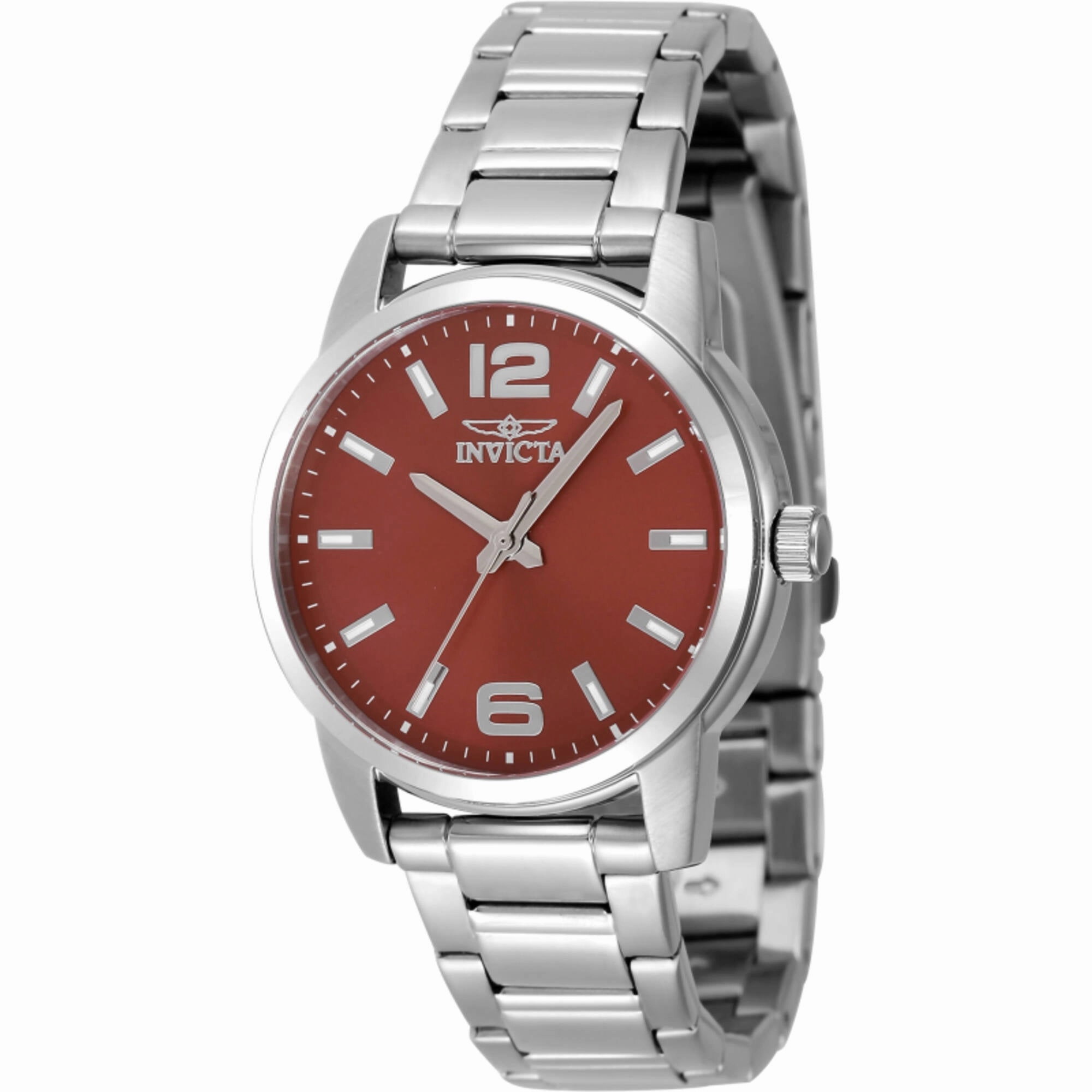 Invicta Women's Watch - Celestial Red Dial Silver Stainless Steel Bracelet | 48500