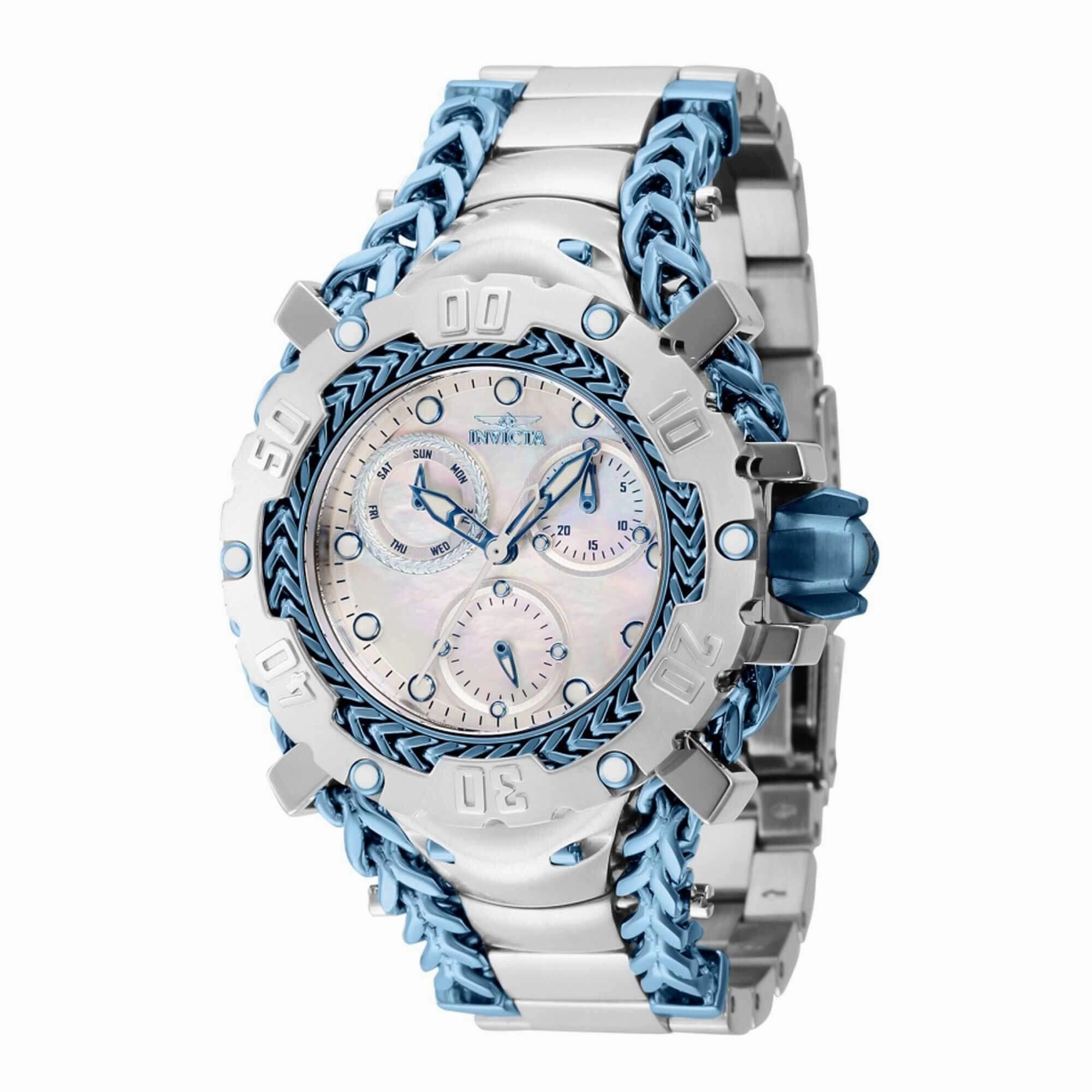 Invicta Women's Watch - Gladiator Date Mother of Pearl Dial Steel Bracelet | 41111