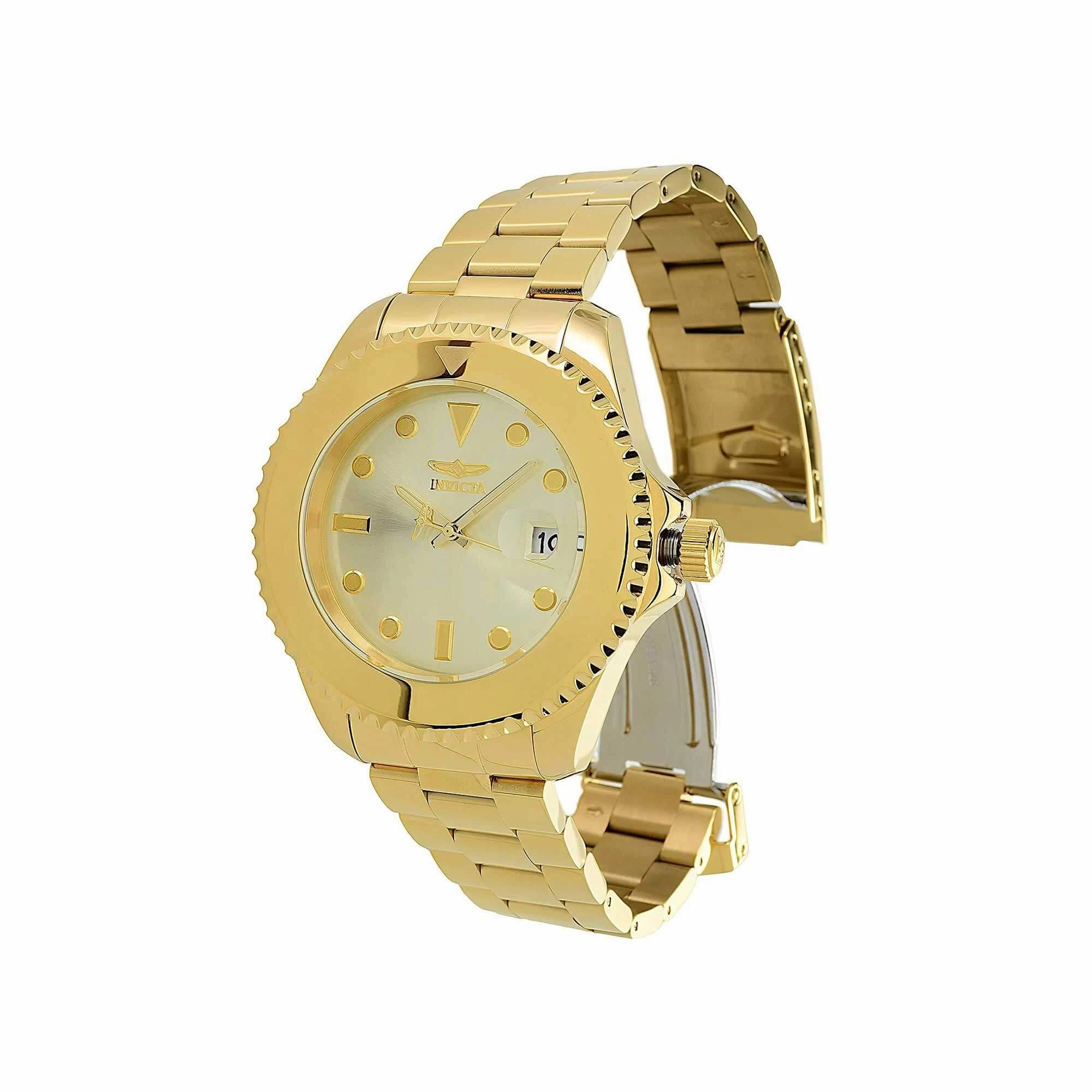 Invicta Women's Watch - Pro Diver Automatic Gold Tone Dial Bracelet | 38316