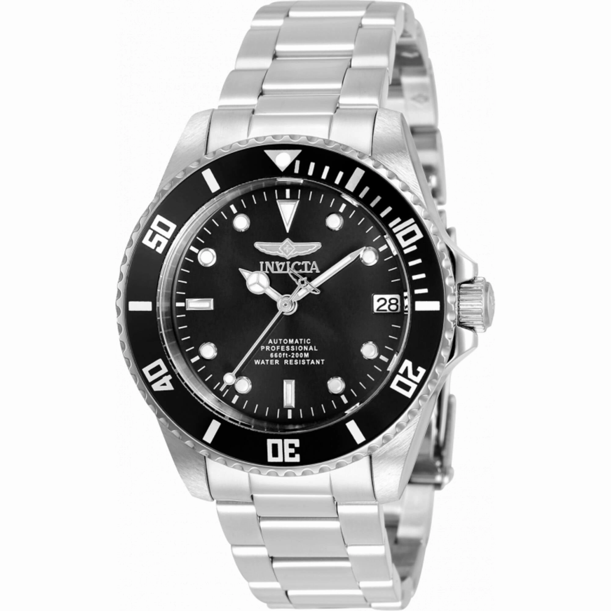 Invicta Women's Watch - Pro Diver Automatic Silver Stainless Steel Bracelet| 35705