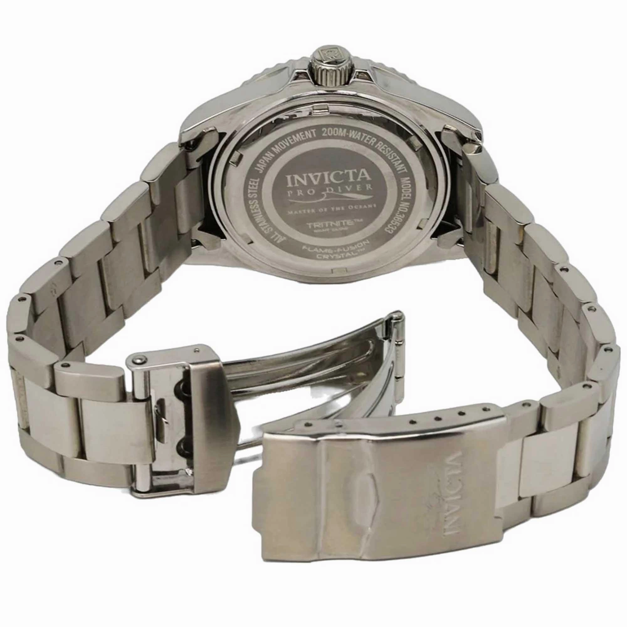 Invicta Women's Watch - Pro Diver Green and Black Rotating Bezel Bracelet | 36533