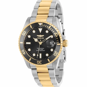 Invicta Women's Watch - Pro Diver Quartz Black Dial Bracelet Rotating Bezel | 37152