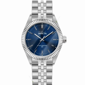 Invicta Women's Watch - Specialty Quartz Blue Dial Stainless Steel Bracelet | 49312