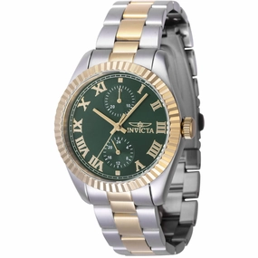 Invicta Women's Watch - Specialty Quartz Green Dial Two Tone Bracelet | 47441
