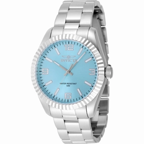 Invicta Women's Watch - Specialty Quartz Tiffany Blue Dial Silver Bracelet | 48905