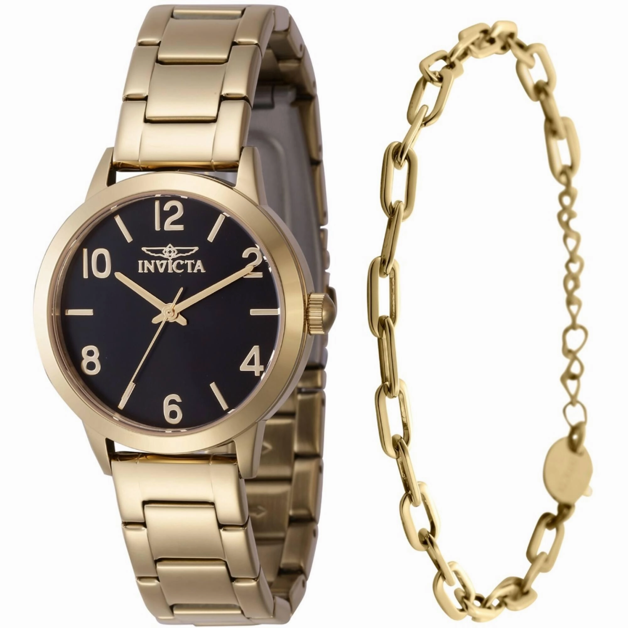 Invicta Women's Watch with Bracelet Set - Wildflower Black Dial Bracelet | 47273