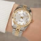 Jacques du Manoir Inspiration 36mm Two Tone Women's Yellow Gold Designer Watch